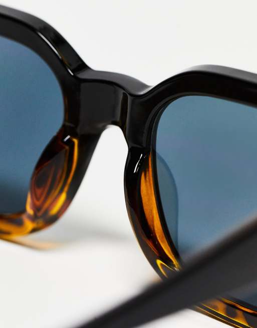 Shady Beach Sunglasses White & Black Tortoise