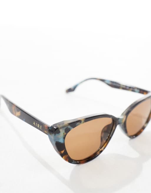 AIRE - Amalthea - Cat eye zonnebril in tortoise met bruine glazen , 2 van 3