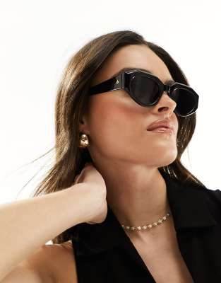 Aire AIRE aphelion octagonal sunglasses in black