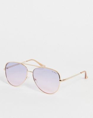 AIRE atmosphere aviator sunglasses in gold