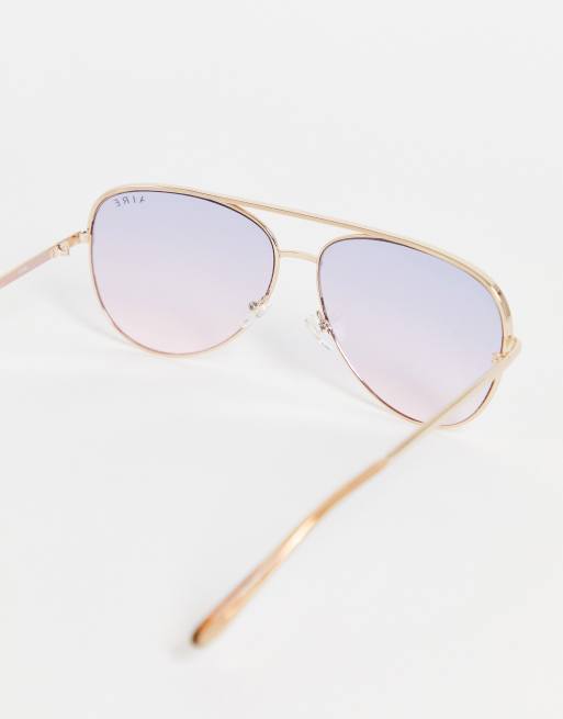 AIRE – Atmosphere – Okulary przeciwsłoneczne typu aviator w złotym kolorze , 4 z 4