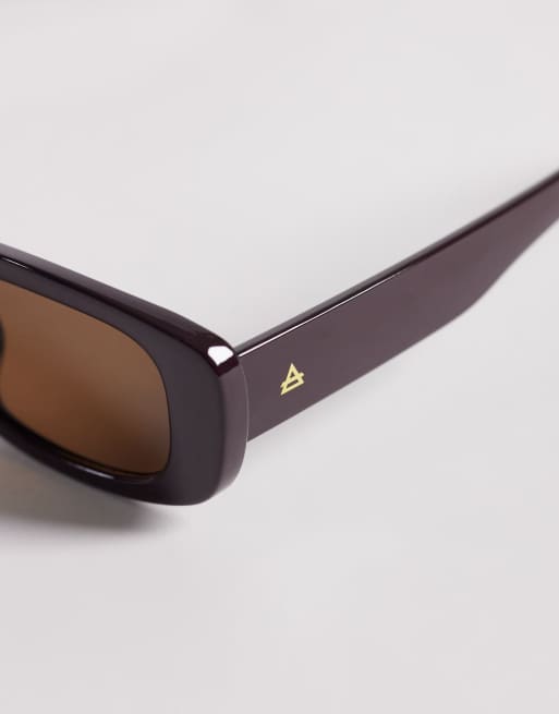AIRE - Ceres - Lunettes de soleil rectangulaires - Marron chocolat , 2 de 3