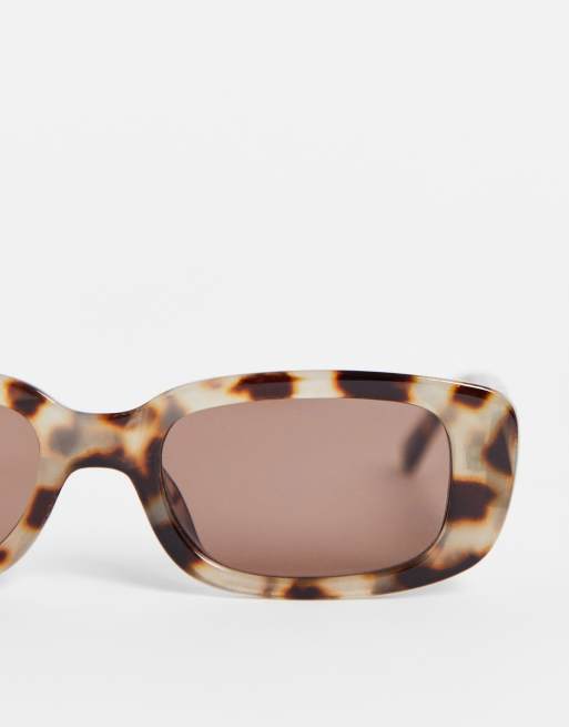 AIRE – Ceres – Rechteckige Festival-Sonnenbrille in Schildpatt-Optik, 3 von 4