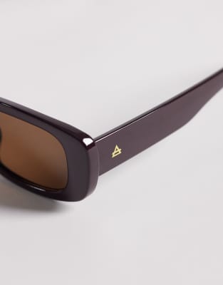 Aire Ceres Rectangular Sunglasses In Pattern