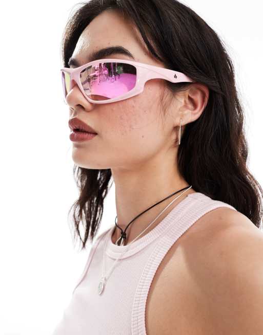 AIRE - Comet - Lunettes de soleil style course - Rose, 2 de 4