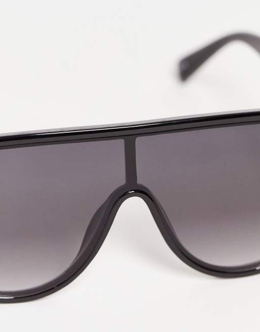 AIRE Continuum 2222500 Black Shield Sunglasses Recycled Plastic Oversized NEW‎ AIRE Continuum 2222500 Black Shield Sunglasses Recycled  main image 2