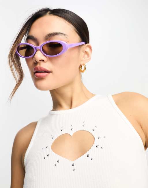 AIRE - Fornax - Lunettes de soleil ovales style festival - Lilas