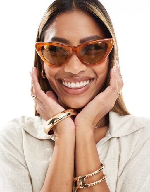 AIRE Linea cat eye sunglasses in vintage tort ASOS