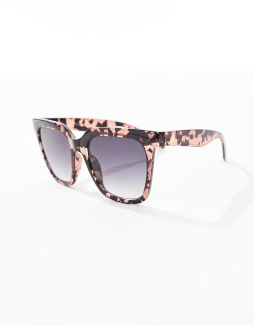 Gray tortoise fashion sunglasses