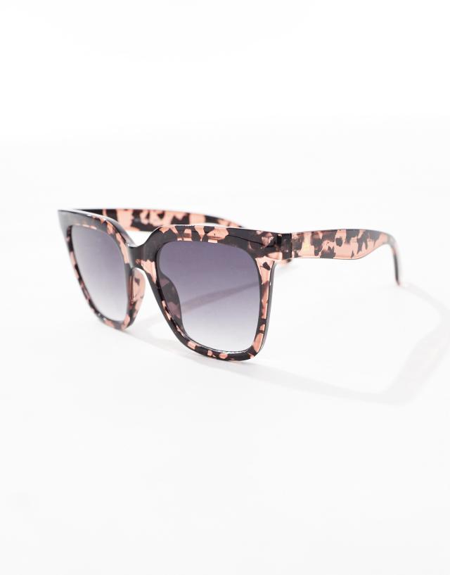 Aire - meteorite square sunglasses in grey tortoiseshell