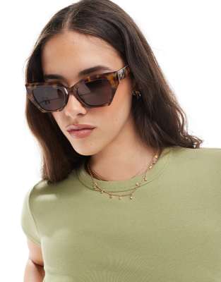Aire Aire Persei cateye sunglasses in tort-Brown