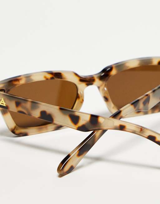 Aire – Sculptor – Festival-Sonnenbrille in keksbrauner Schildpatt-Optik, 2 von 4
