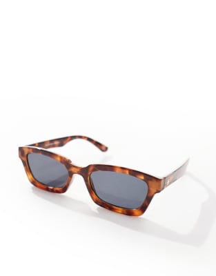 Aire Sculptor Slim Square Sunglasses In Multi