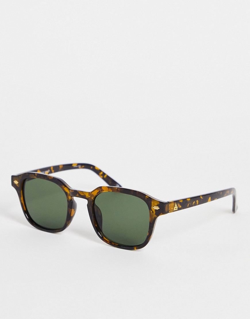 AIRE serpens 70's square sunglasses in tortoiseshell-Brown