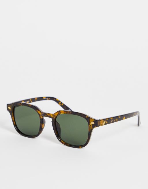 AIRE - Serpens - Vierkante jaren 70 zonnebril in tortoise