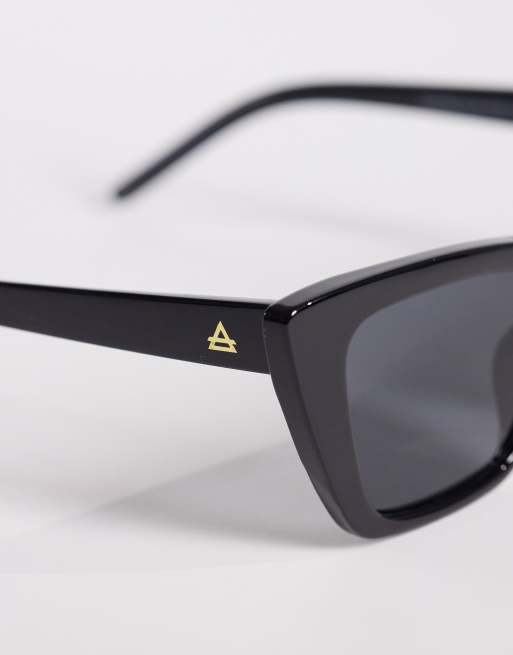 AIRE – Solstice – Svarta cat eye-solglasögon , 2 av 3