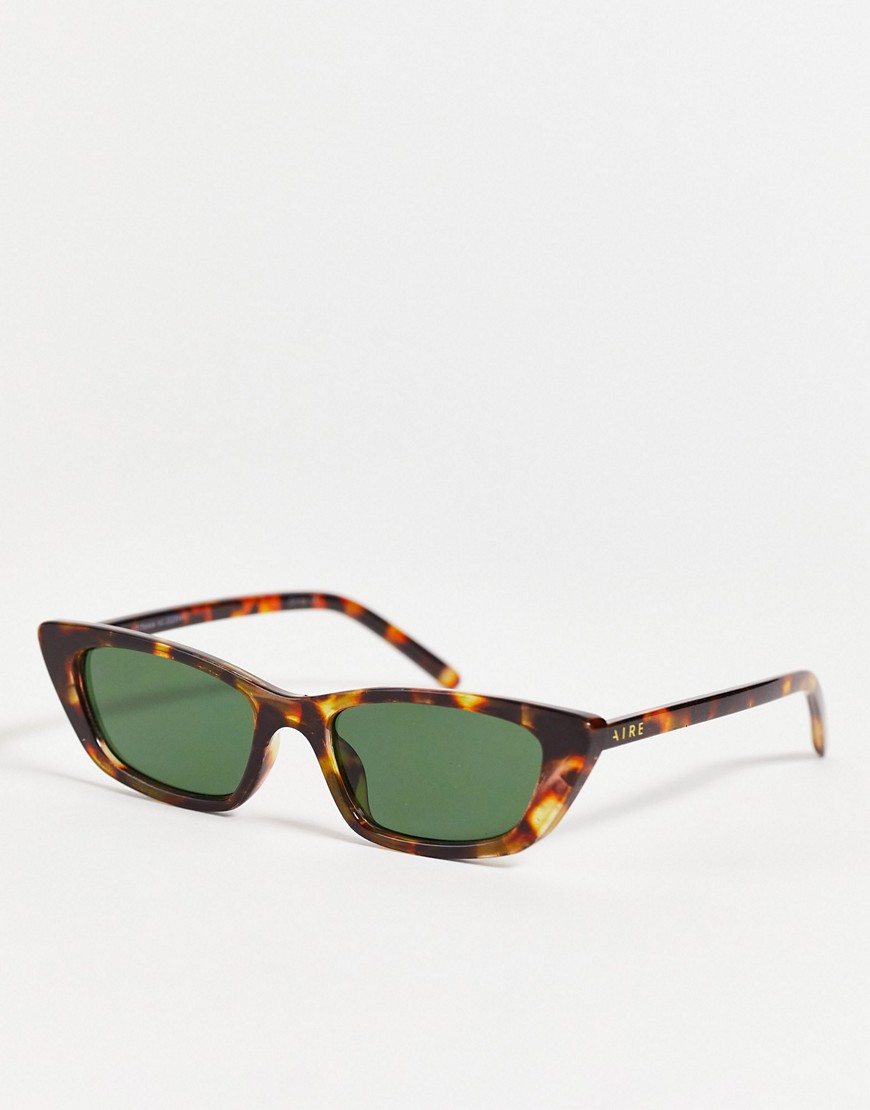 Aire Titania Cat Eye Sunglasses In Tort-Brown
