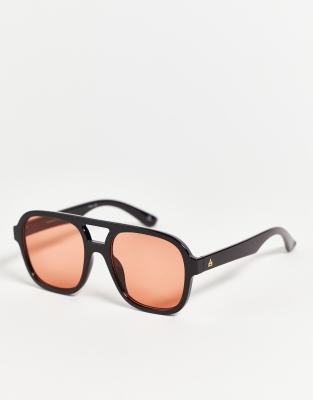 Aire Whirlpool 53mm Aviator Sunglasses In Black