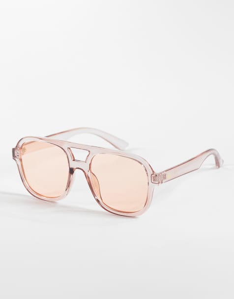 AIRE whirlpool aviator sunglasses in peach tint - view 1