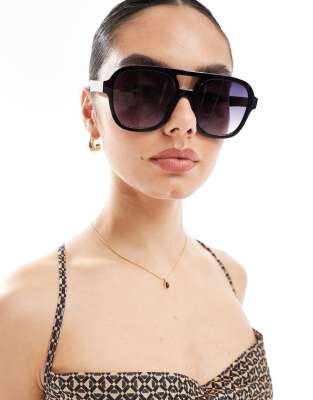 AIRE - Whirlpool - Lunettes de soleil aviateur - Noir