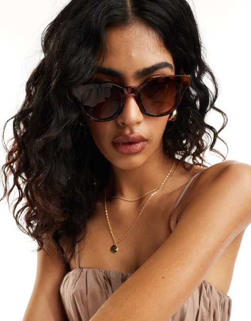 AIRE x ASOS – Dorado – Spräckliga fyrkantiga solglasögon, 3 av 4
