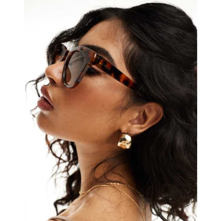 AIRE Dorado Square Sunglasses Dark Tort Brown Gradient Dorado Dark Tort Uni-Sex Round Sunglasses | Aire – AIRE US main image 2