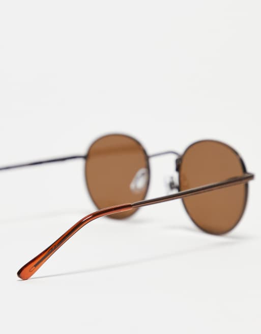 Agreed Bronze Round Sunglasses