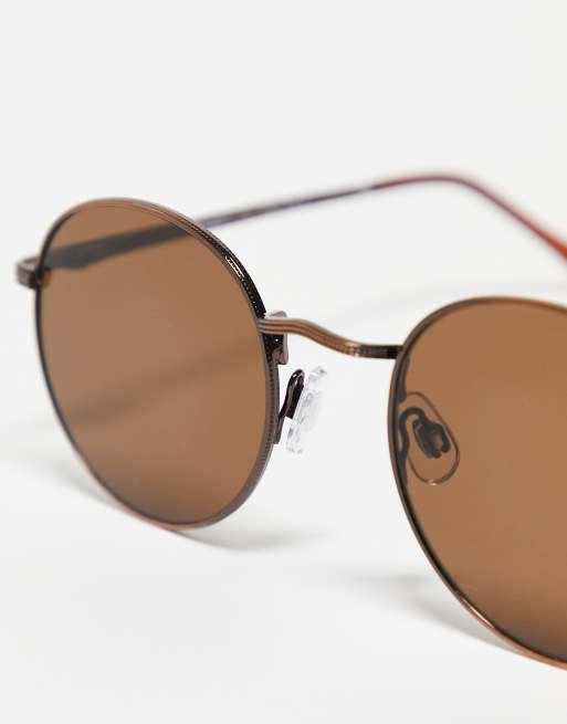 Agreed Bronze Round Sunglasses