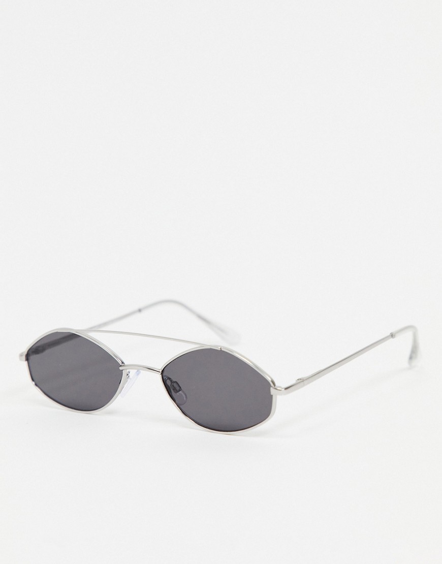 Aj Morgan Aviator Style Sunglasses In Silver