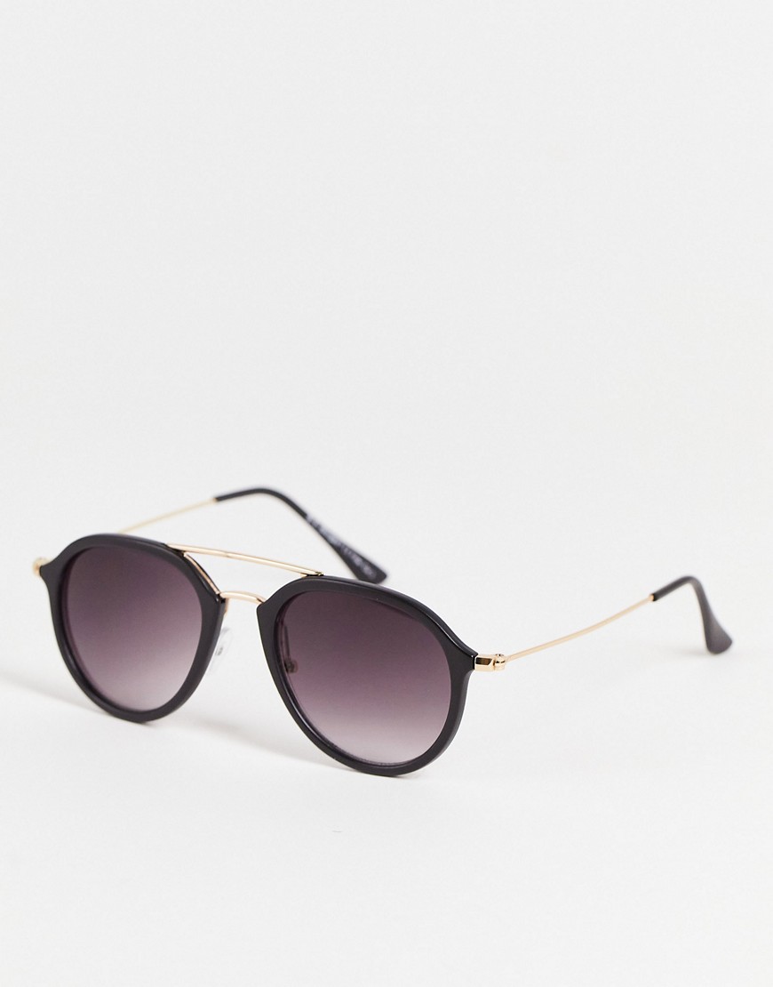 Aj Morgan Aviator Style Sunglasses-black