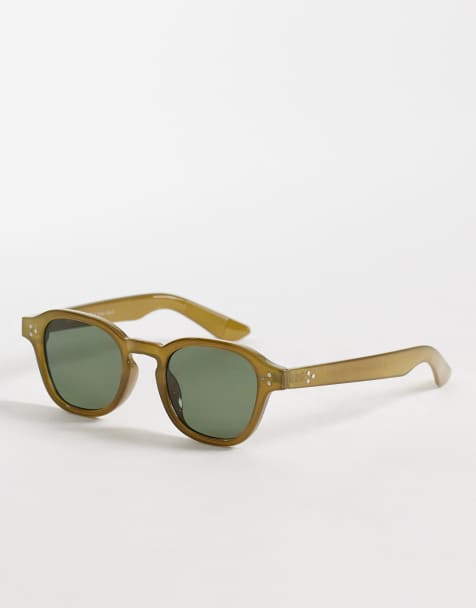 AJ Morgan - Baskets - Lunettes de soleil rondes - Vert olive - view 1