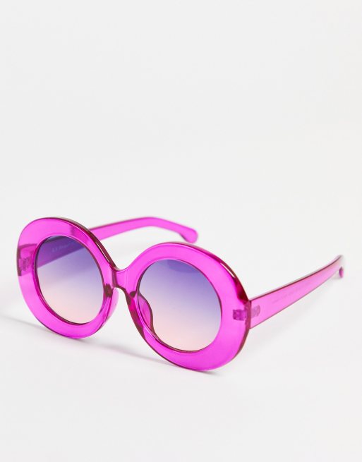 AJ Morgan - Bubbles - Oversized zonnebril met ronde glazen