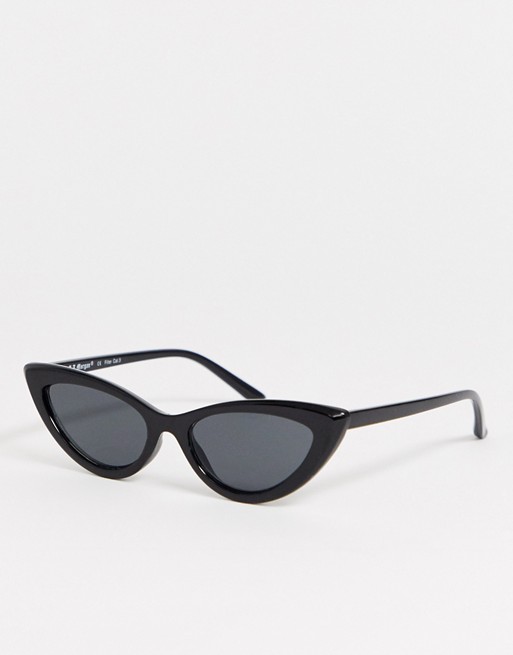 AJ Morgan cat eye sunglasses in black