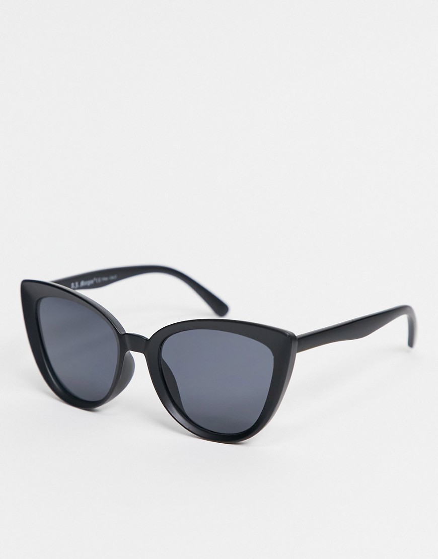 Aj Morgan Cat Eye Sunglasses In Black