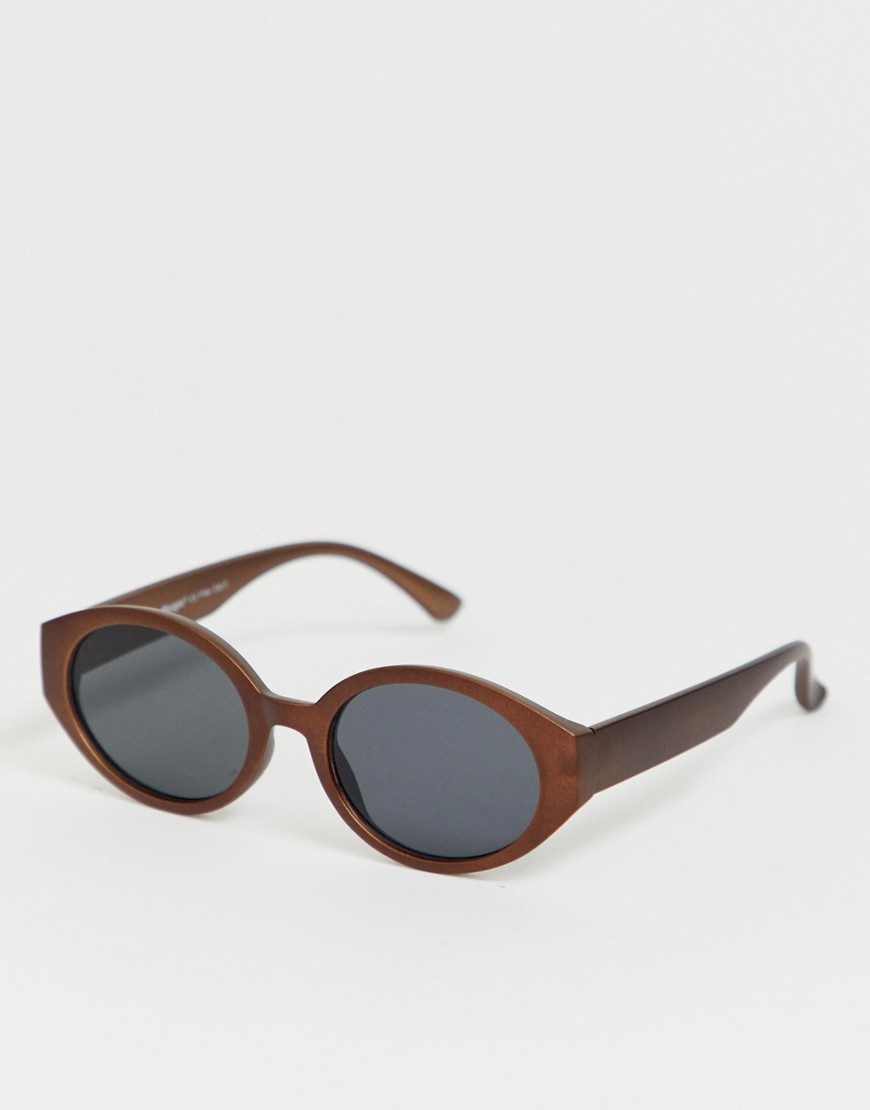 AJ Morgan cat eye sunglasses in bronze-Brown