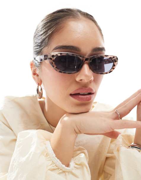 AJ Morgan cat eye sunglasses in leopard print  - view 1