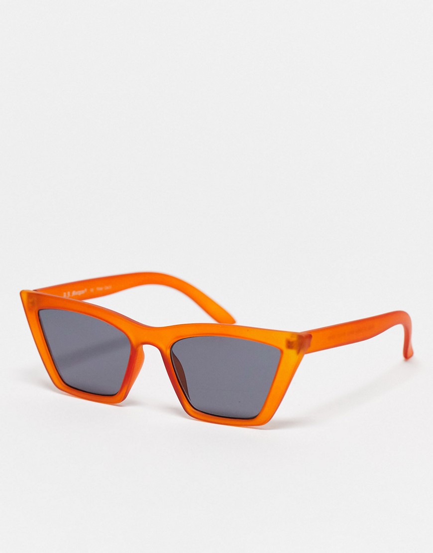 Aj Morgan Cat Eye Sunglasses In Orange