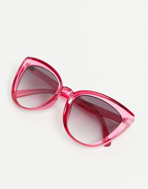 AJ Morgan cat eye sunglasses in pink | ASOS display picture 2