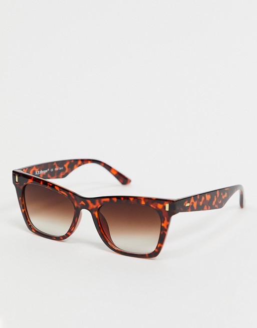 AJ Morgan cat eye sunglasses in tort