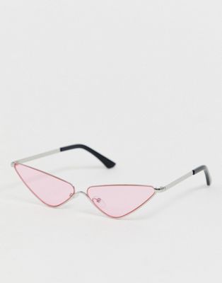 AJ Morgan - Cat eye-zonnebril zonder rand in roze