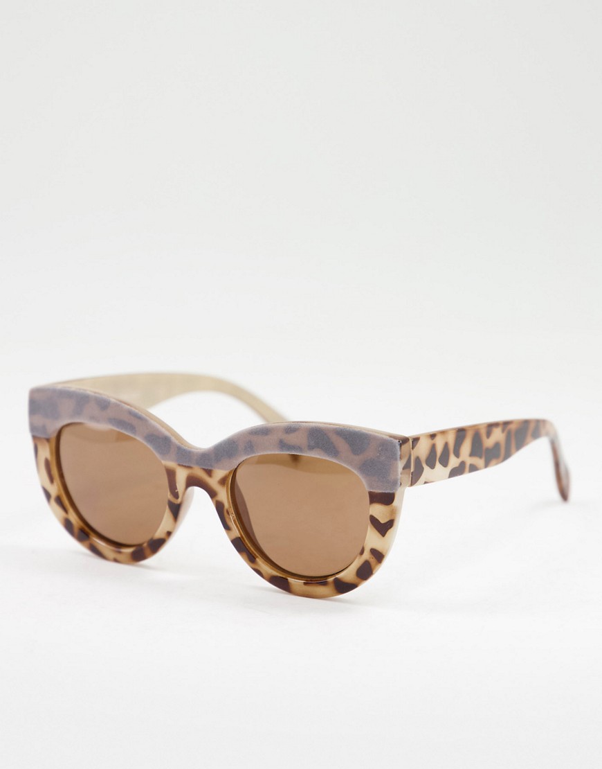 Aj Morgan Cavalcade Cat Eye Sunglasses-brown
