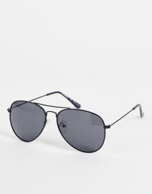 AJ Morgan Chris aviator sunglasses in black