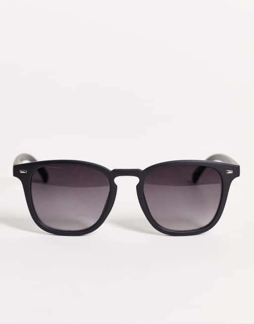 AJ Morgan – Czarne, kwadratowe okulary przeciwsłoneczne unisex, 3 z 4