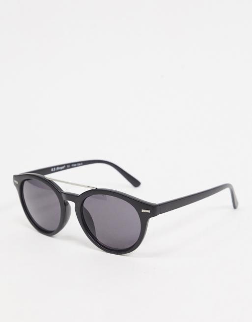 AJ Morgan – Czarne matowe okulary przeciwsłoneczne aviator