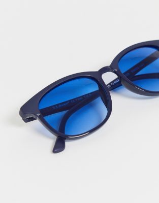 AJ Morgan AJ Morgan diplomat blue lens sunglasses