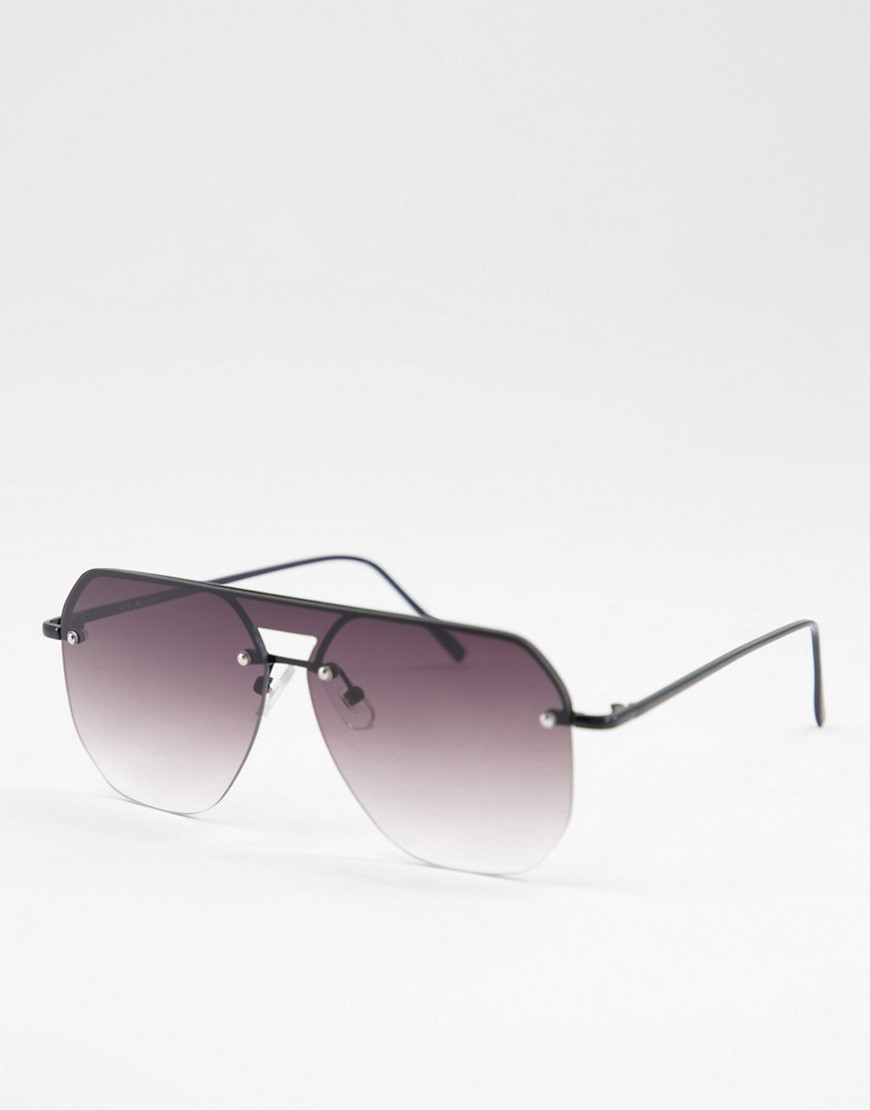 Aj Morgan Duh Marshall Aviator Style Sunglasses-black