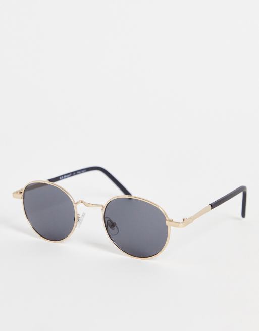 Aj morgan round sunglasses best sale in black