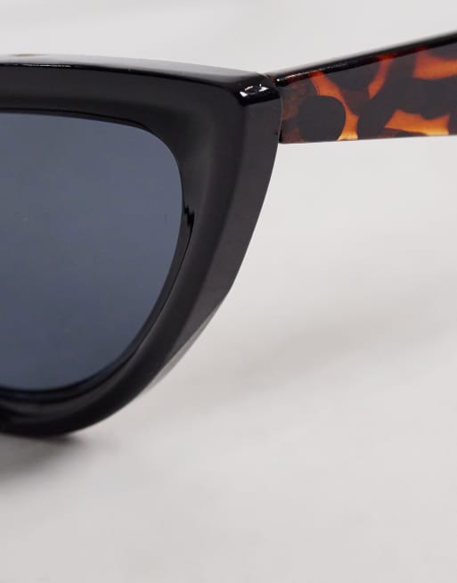 AJ Morgan Fever cat eye sunglasses in black and tortoiseshell, 2 of 3