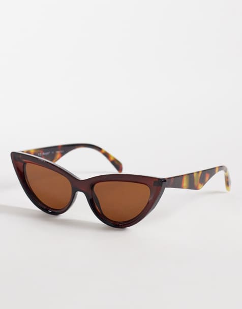 AJ Morgan - Fever - Cat eye zonnebril in bruin en tortoise - view 1