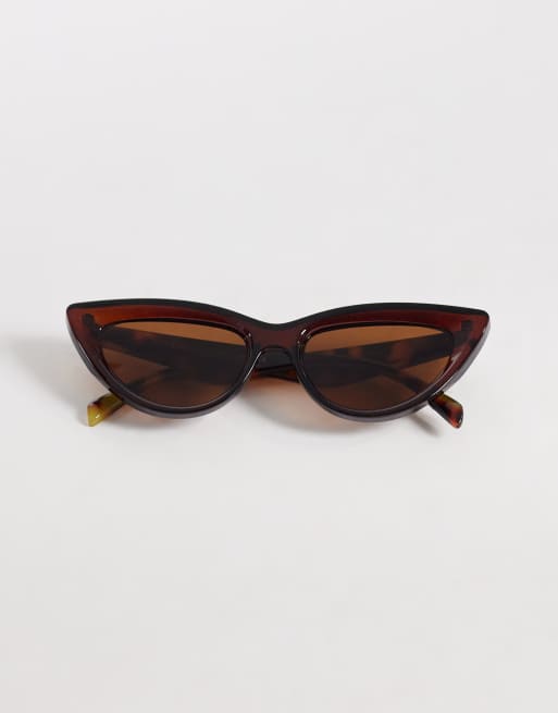 AJ Morgan - Fever - Cat eye zonnebril in bruin en tortoise, 3 van 3